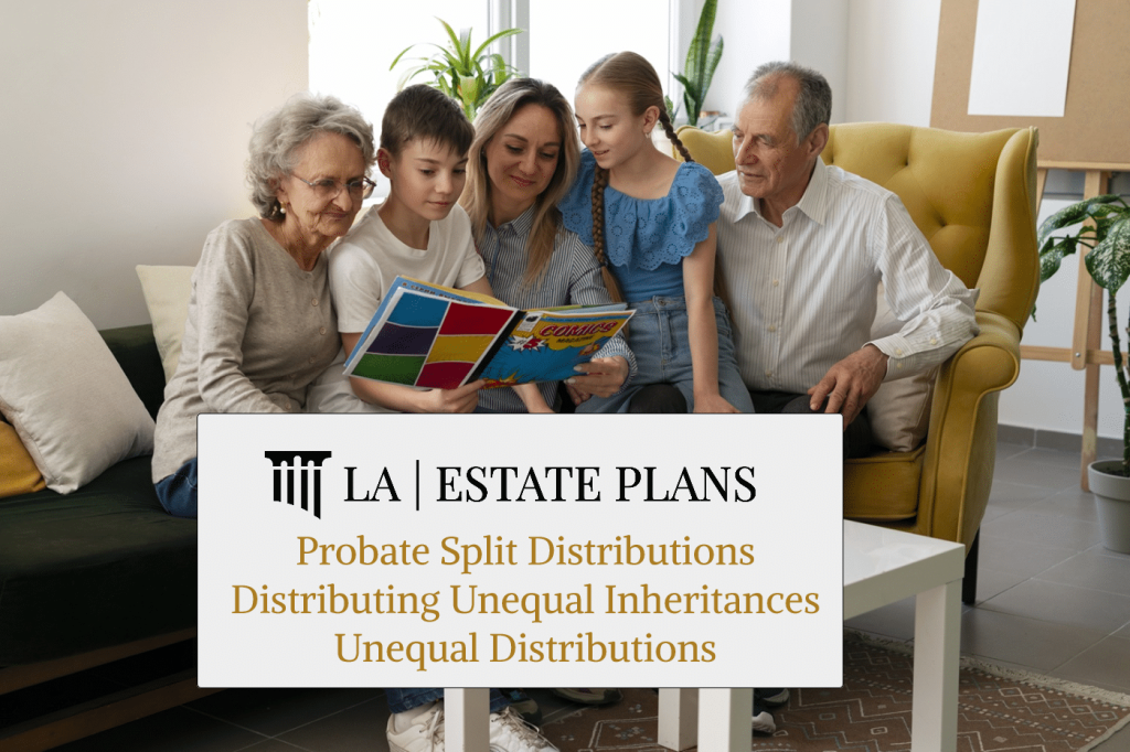 Probate Split Distributions Distributing Unequal Inheritances Unequal Distributions